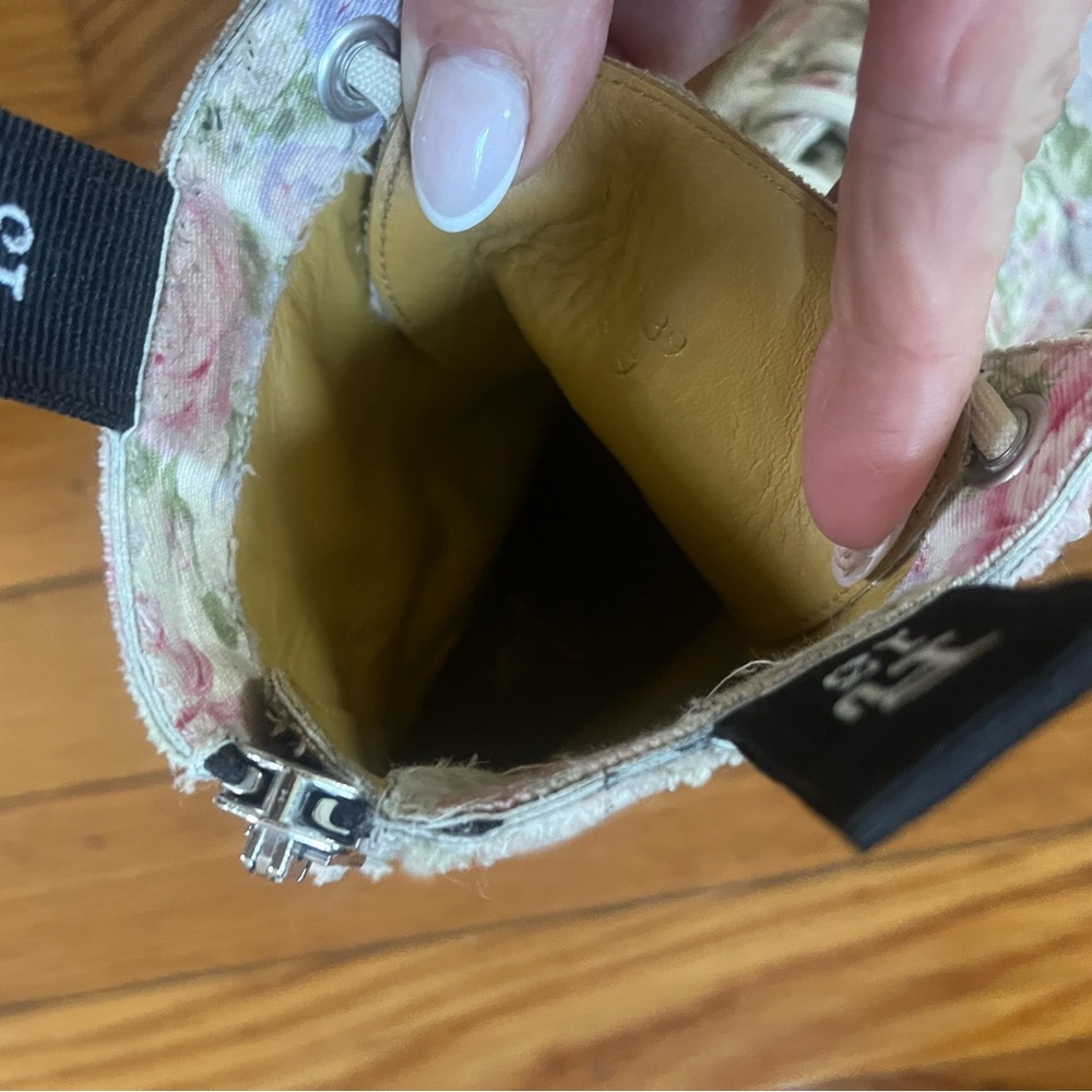 R13 floral print combat boots size 39 like new!!💐🥾 - Picture 7 of 11